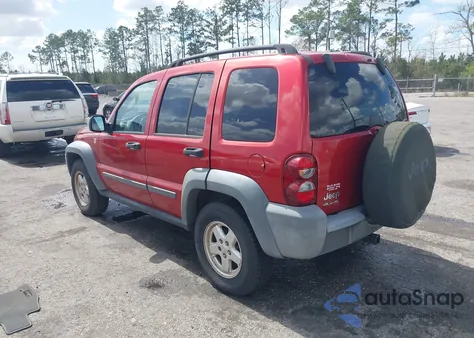 2006 Jeep Liberty Sport from USA, damaged, VIN 1J4GL48K36W127053